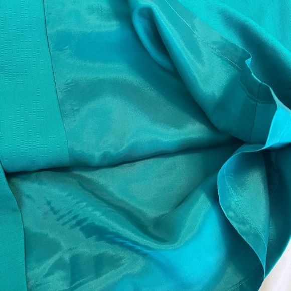 Vintage NWT Nordstrom Wool Women's Green Pencil Skirt | Size 10 - Picture 6 of 7